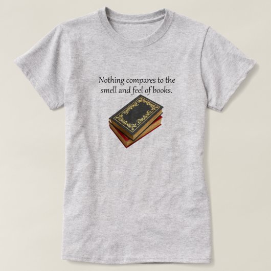 liefde voor boeken t-shirt (Design voorkant)