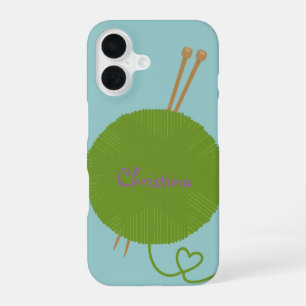 Liefde voor Breien iPhone 16 Hoesje