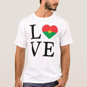 Liefde voor Burkina Faso T-shirt