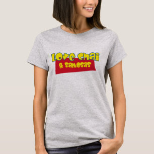 Liefde voor Chai en Samosa's T-shirt - Grappige In