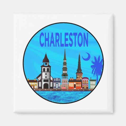 Liefde voor Charleston Magneet (Voorkant)