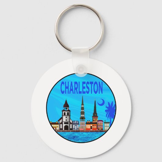 Liefde voor Charleston Sleutelhanger (Voorkant)