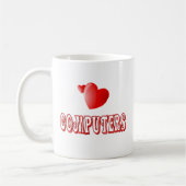 Liefde voor computers koffiemok (Links)