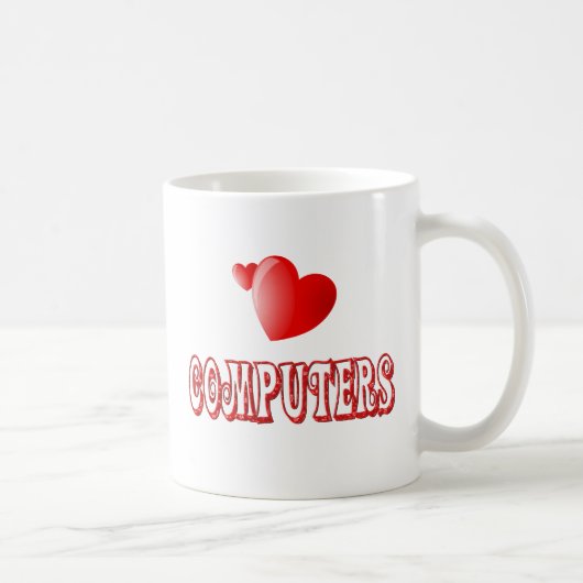 Liefde voor computers koffiemok (Rechts)