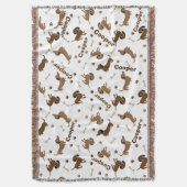 Liefde voor Dachshund Deken (Voorkant Verticaal)