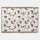 Liefde voor Dachshund Deken (Voorkant)