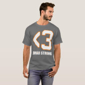 Liefde Voor Damar grappig T-shirt (Voorkant volledig)