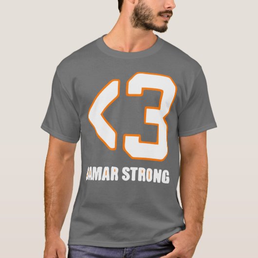 Liefde Voor Damar grappig T-shirt (Voorkant)