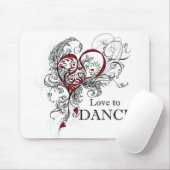 Liefde voor Dance Mousepad Muismat (Met muis)