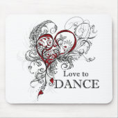 Liefde voor Dance Mousepad Muismat (Voorkant)