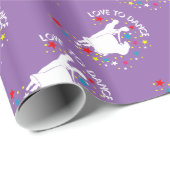 Liefde voor dans cadeaupapier (Rol Hoek)