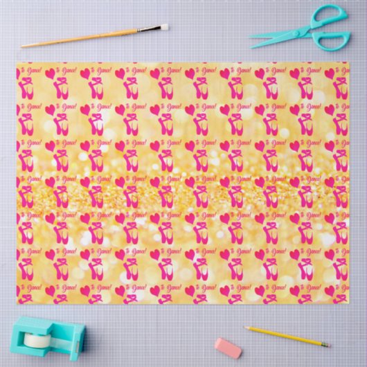 Liefde voor dansen tissuepapier (Craft)