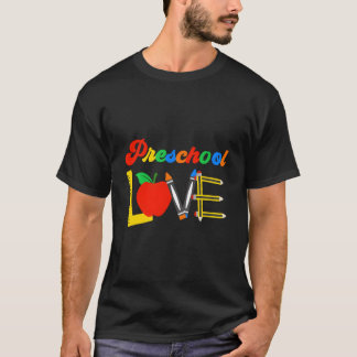 Liefde voor de 4e klas leraar leerling terug naar t-shirt