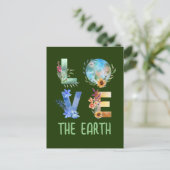 LIEFDE VOOR DE AARDE BRIEFKAART (Staand voorkant)