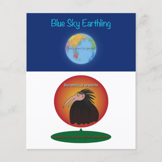 liefde voor de aarde flyer (Voorkant)