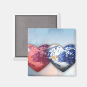 LIEFDE VOOR DE AARDE MAGNEET (Voorkant / Achterkant)