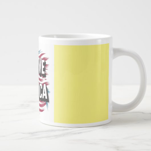 Liefde voor de Amerikaanse patriottische Mok (Rechts)