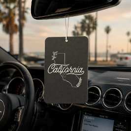 Liefde voor de gouden staat Californië Zwart & Wit Luchtverfrisser