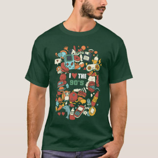 Liefde voor de jaren 90 Vintage Collector Gift mei T-shirt