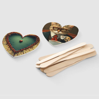 Liefde voor de kat handwaaier