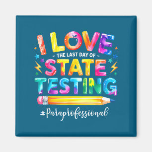 Liefde voor de laatste dag van staatstests grap magneet
