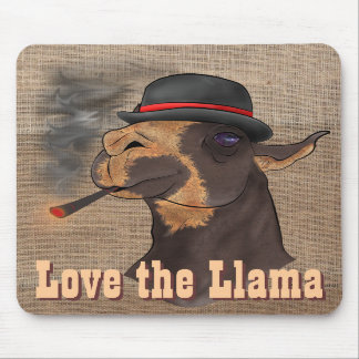Liefde voor de Llama - Mousepad Muismat