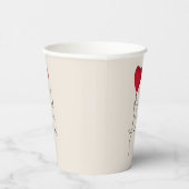 Liefde voor de Lord & Heart Balloon Papieren Bekers (Rechts)