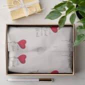 Liefde voor de Lord & Heart Balloon Tissuepapier (Geschenk)