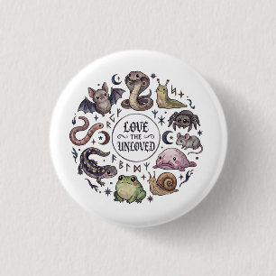 Liefde voor de Onbeminden Comfort Kleuren, Schatti Ronde Button 3,2 Cm