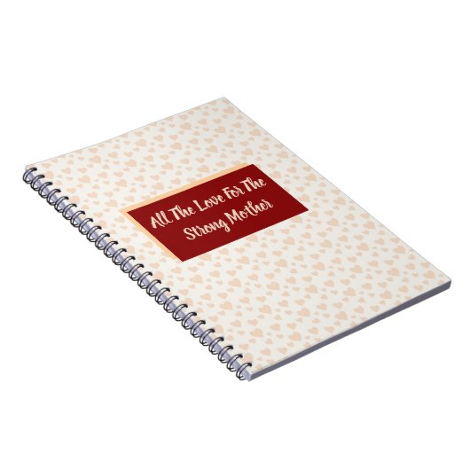 Liefde voor de sterke moeder notitieboek (Rechterzijde)