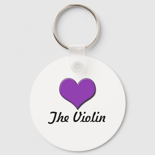 Liefde voor de Violin Sleutelhanger (Voorkant)