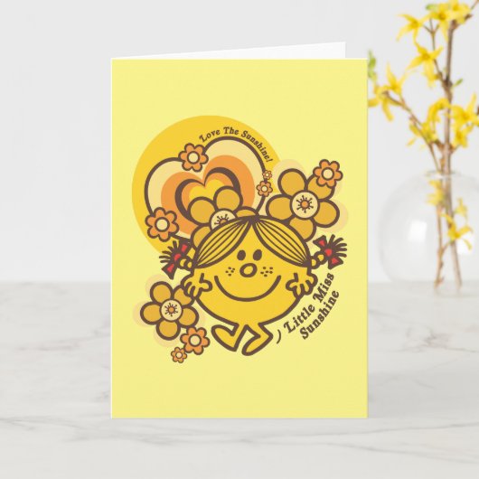 Liefde voor de zon | Bloemen en kleur Kaart (Gele Bloem)