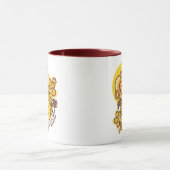 Liefde voor de zon | Bloemen en kleur Mok (Midden)