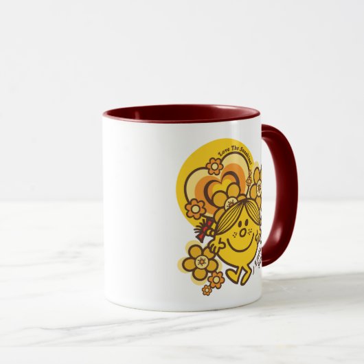 Liefde voor de zon | Bloemen en kleur Mok (Voorkant rechts)
