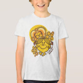 Liefde voor de zon | Bloemen en kleur Tri-Blend Shirt (Voorkant)