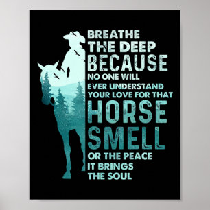 Liefde voor die paardengeur - Paardensport R Poster