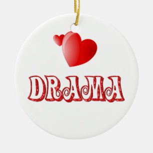 Liefde voor Drama Keramisch Ornament