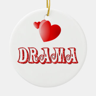 Liefde voor Drama Keramisch Ornament