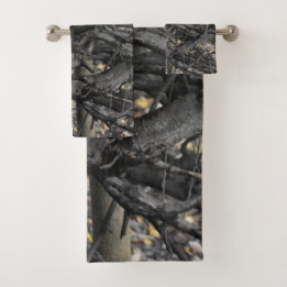 Liefde voor een omgevallen boom bad handdoek