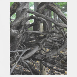 Liefde voor een omgevallen boom fleece deken