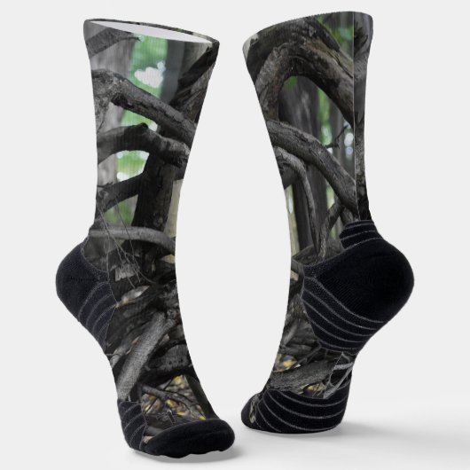 Liefde voor een omgevallen boom sokken (Gebogen)