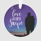 liefde voor eerste zweep online datinggeheugen ker ornament (voorkant)