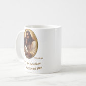 Liefde voor elkaar Bijbelvers Koffiemok (Voorkant links)