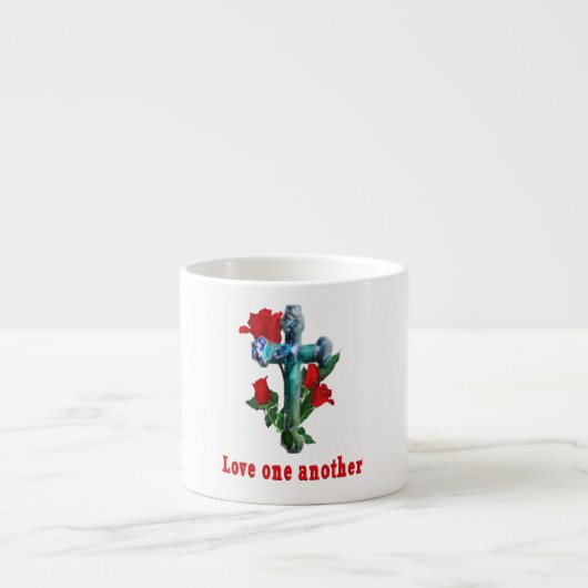 Liefde voor elkaar espresso kop (Voorkant)