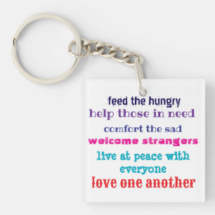 Liefde voor elkaar hebben sleutelhanger