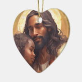 Liefde voor elkaar keramisch ornament (Links)