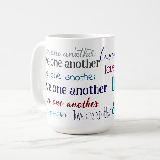 Liefde voor elkaar koffiemok (Voorkant links)