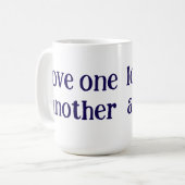 Liefde voor elkaar koffiemok (Voorkant links)
