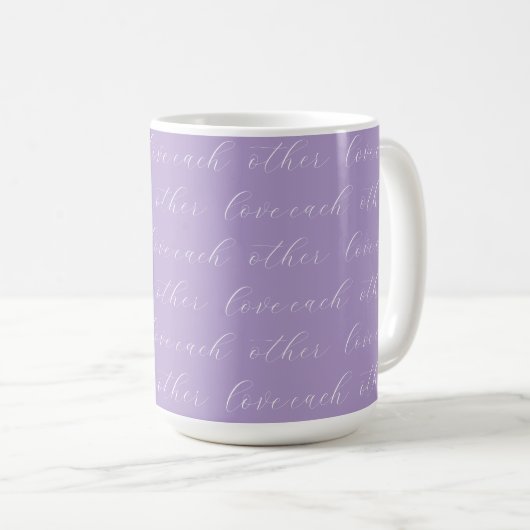 Liefde voor elkaar koffiemok (Voorkant rechts)