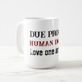 Liefde voor elkaar koffiemok (Voorkant links)